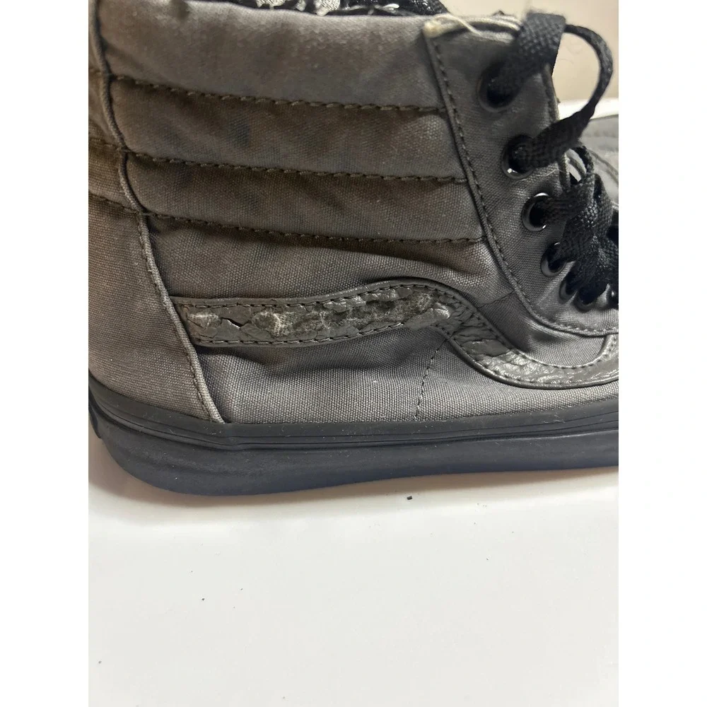 Vans Gray Sk8-Hi Sneakers Mens 10.5 Womens 12
